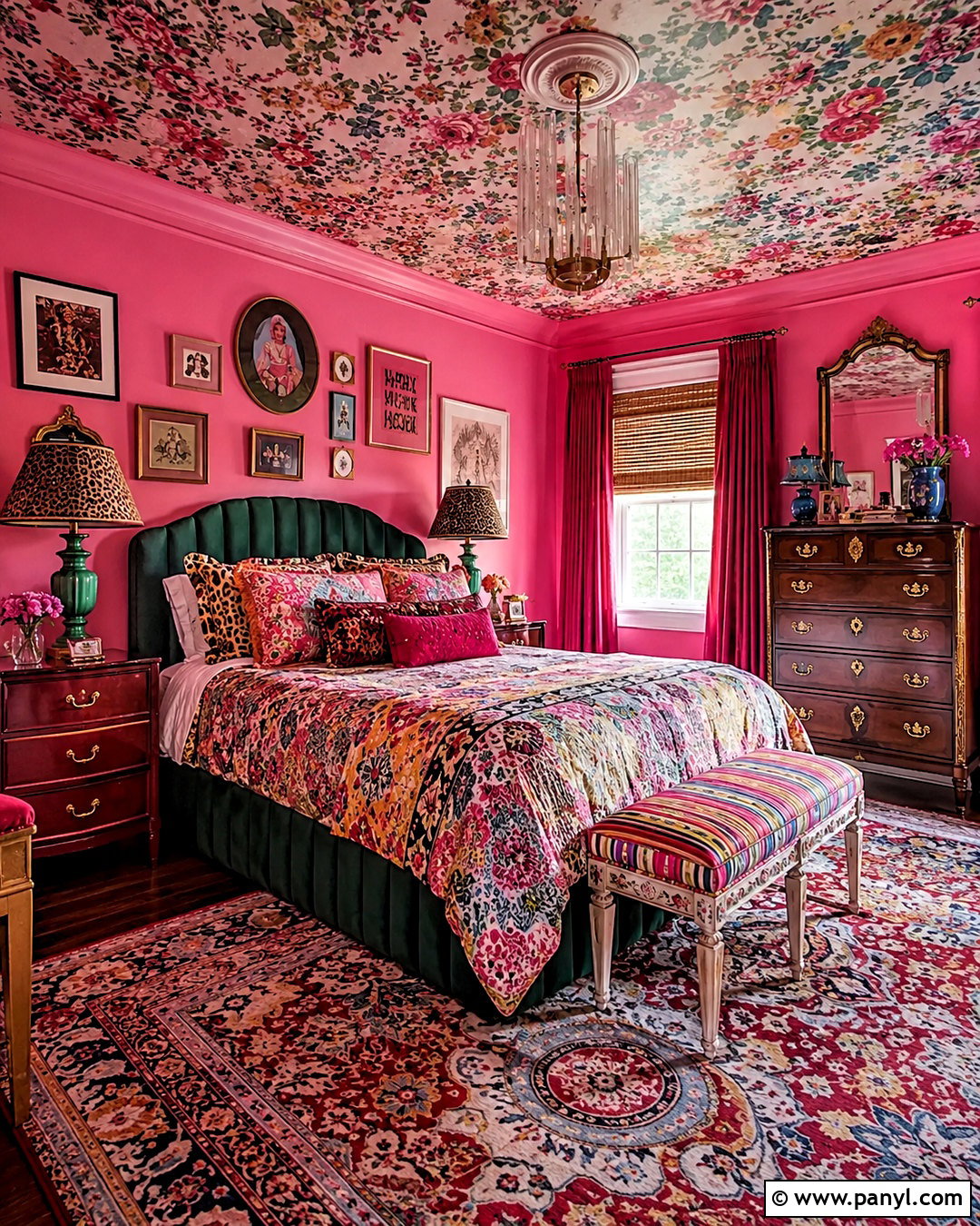 Bright Pink Luxury Bedroom - 20 bright pink bedroom ideas