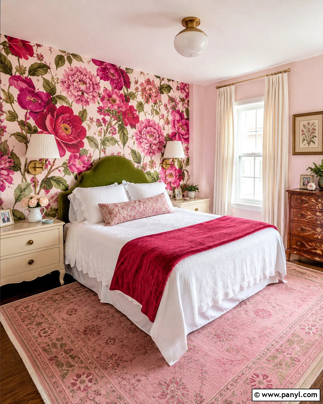Bright Pink Wallpaper Bedroom - 20 bright pink bedroom ideas