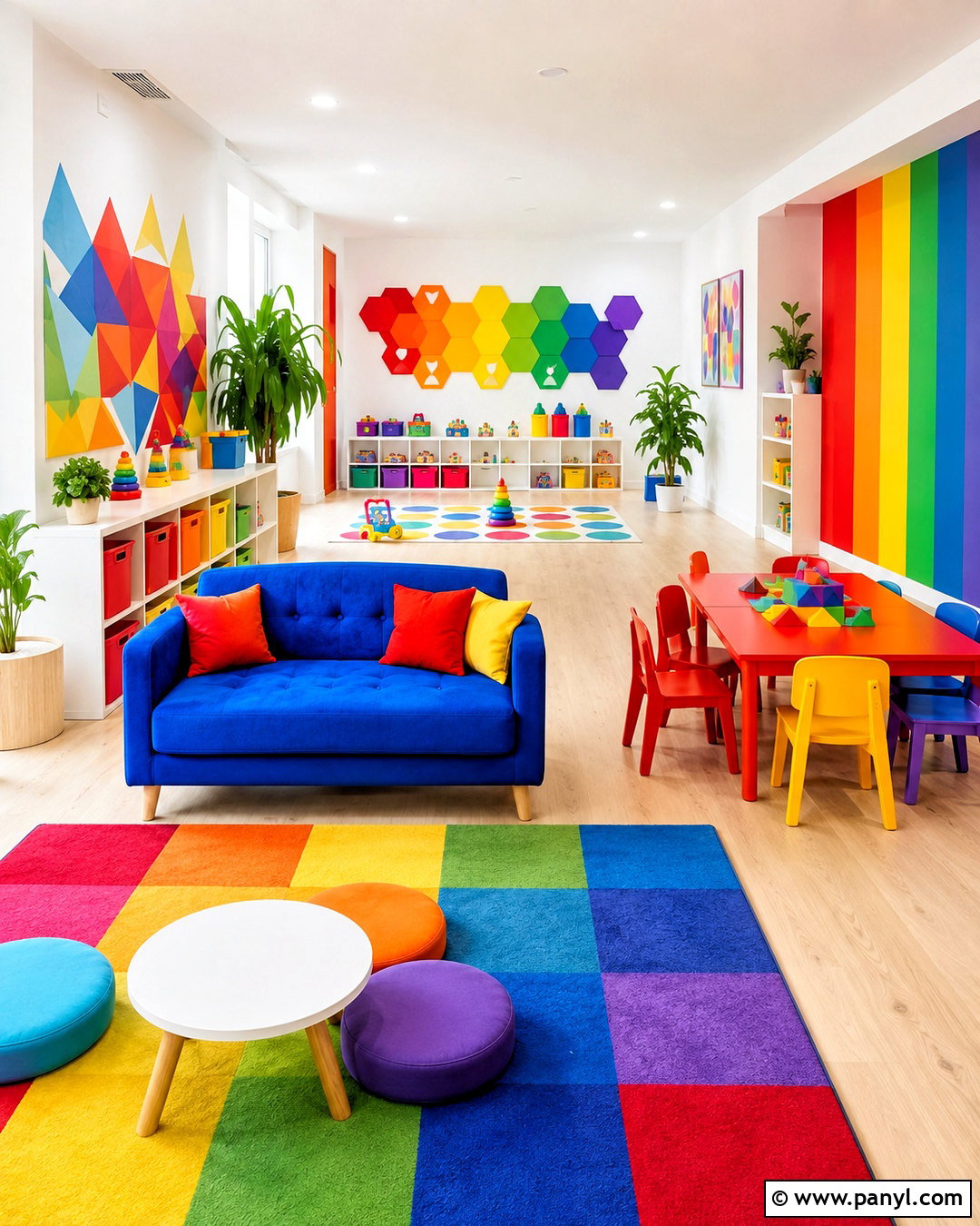 20 Rainbow Playroom Ideas for Creative and Happy Kids’ Spaces
