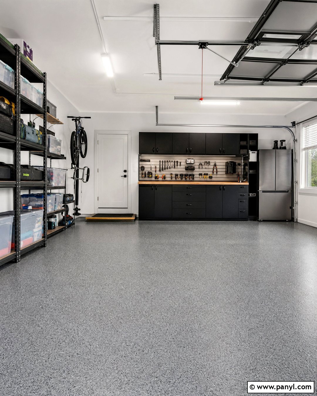 Bright White Garage Walls - 30 Garage Wall Colors