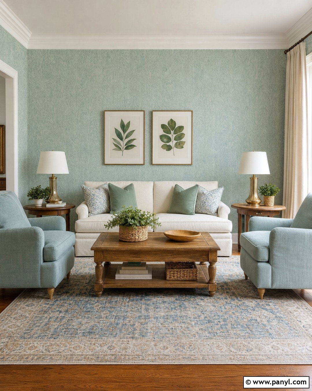 Brio Seafoam Wallpaper - 20 Sister Parish Wallpaper Colors