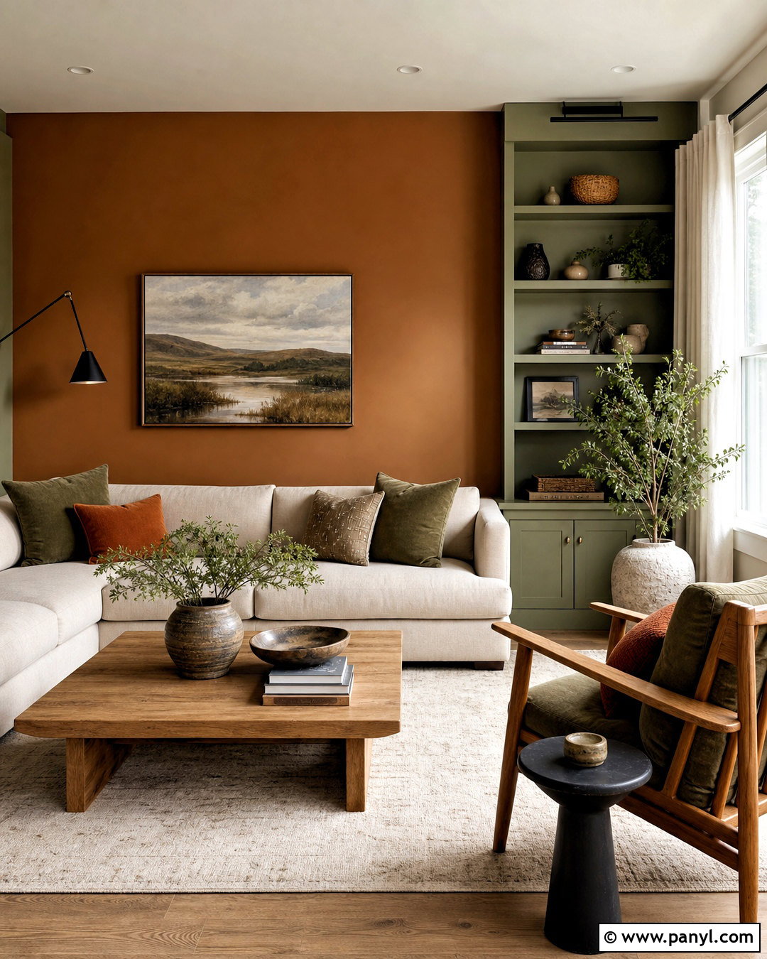 Bronze And Sage Green Wall - 20 bronze wall ideas
