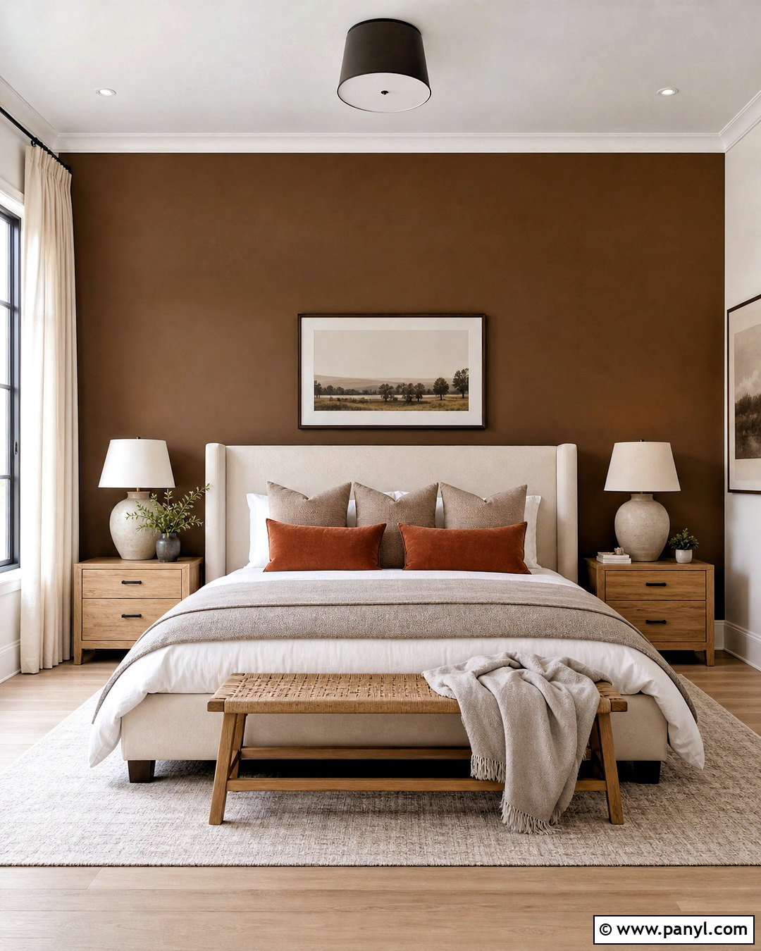 Bronze Bedroom Headboard Wall - 20 bronze wall ideas