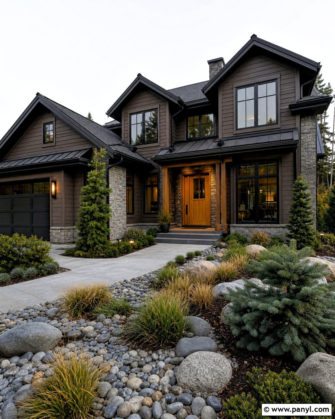 Bronze Brown House Color - 20 modern house colors