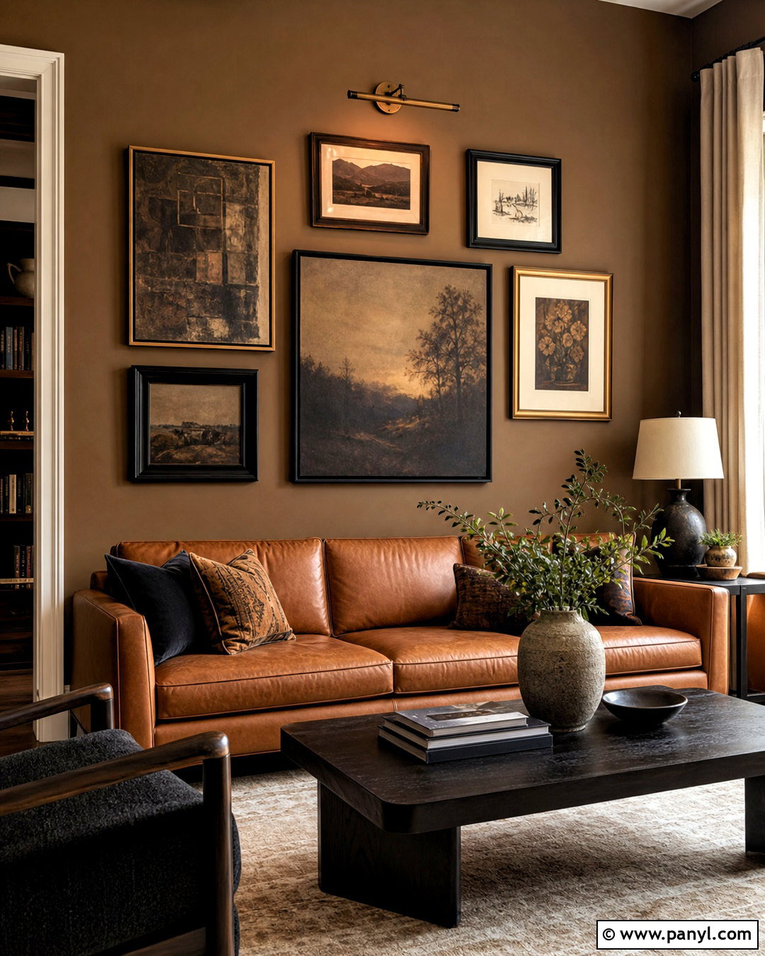 Bronze Gallery Wall - 20 bronze wall ideas