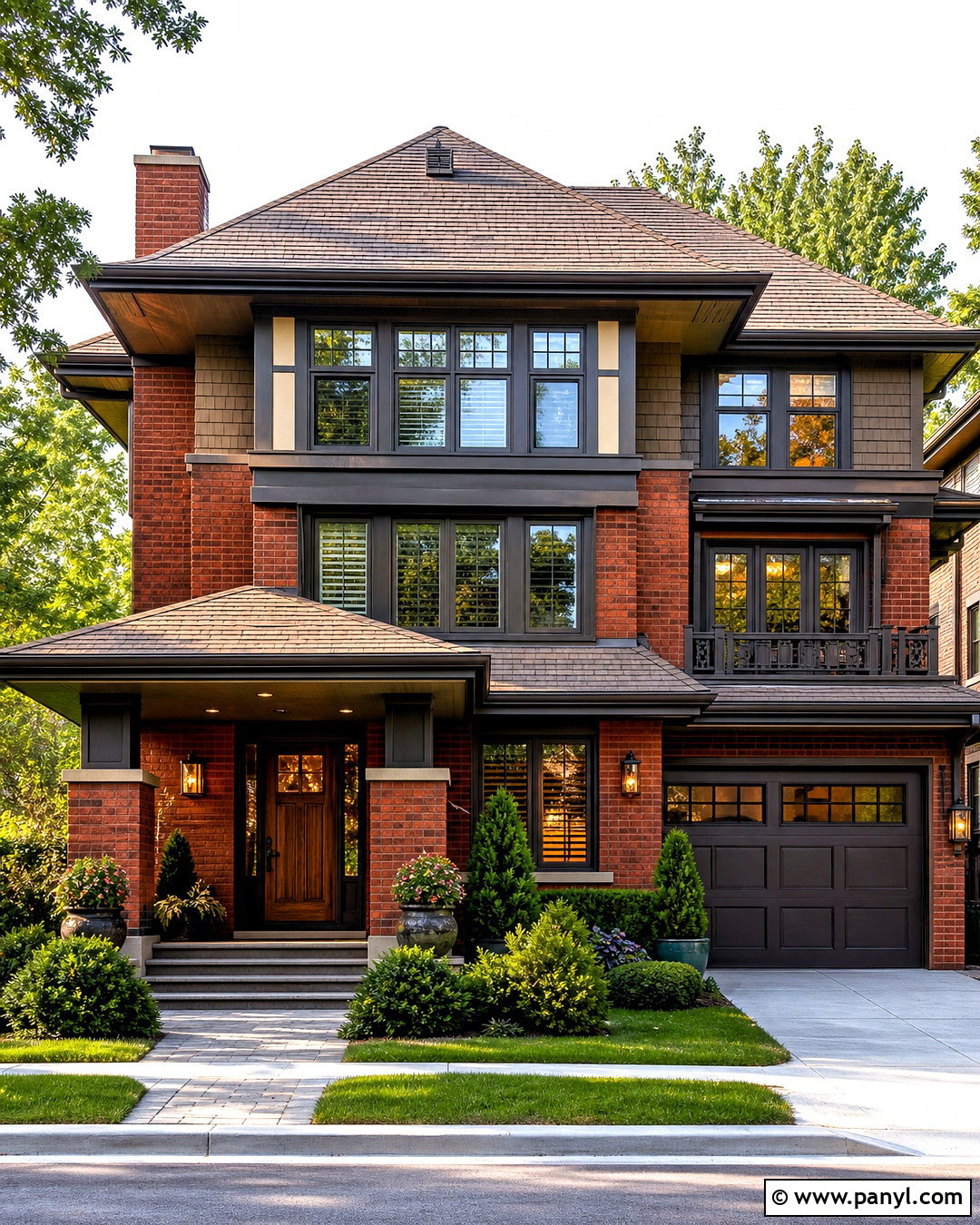 Bronze With Red Brick - 20 colors that go with red brick ideas