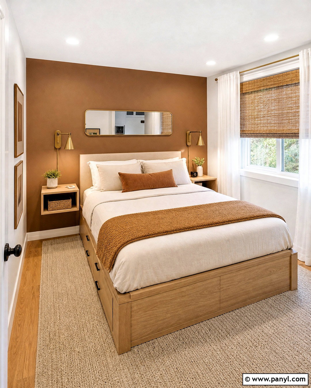 Brown Accent Wall Small Bedroom - 20 brown accent wall bedroom ideas