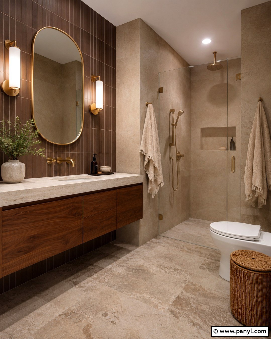 Brown And Beige Bathroom Walls - 20 Brown And Beige Walls