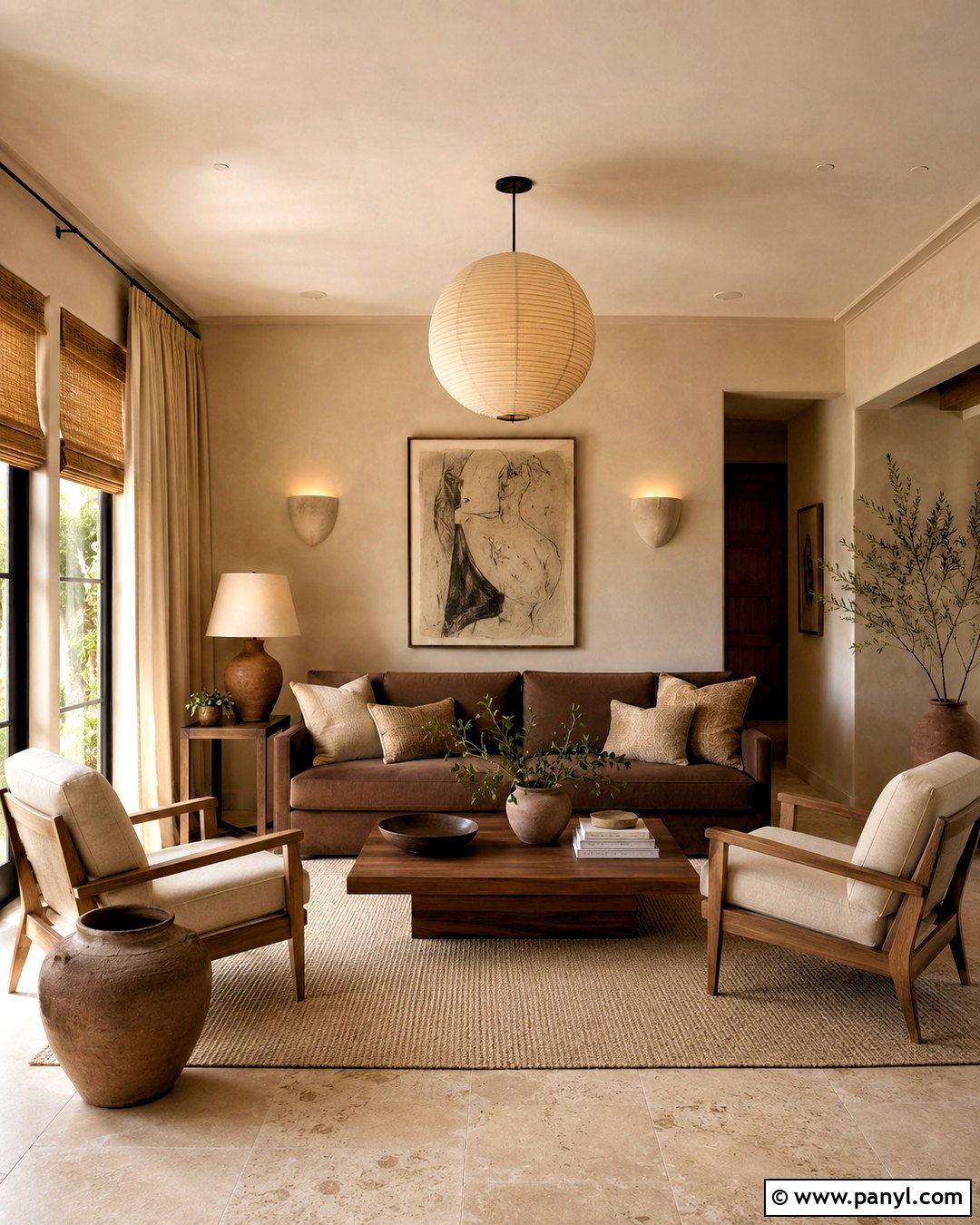 Brown And Beige Living Room - 20 brown tones living room ideas