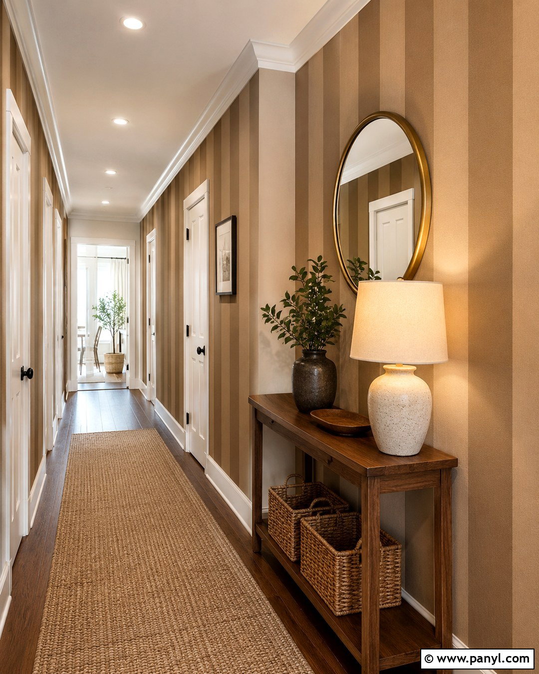 Brown And Beige Striped Walls - 20 Brown And Beige Walls