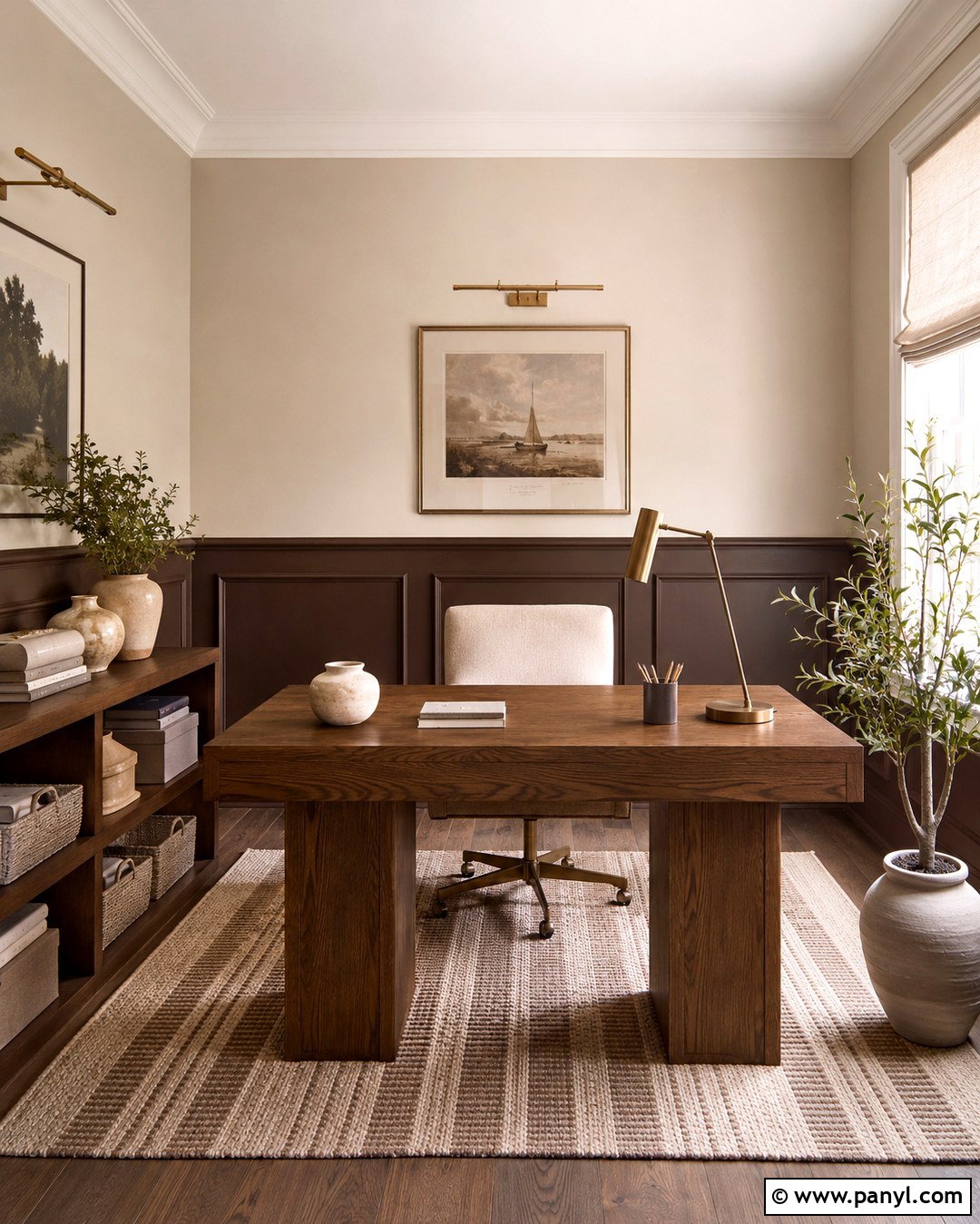 Brown And Beige Wall Paneling - 20 Brown And Beige Walls