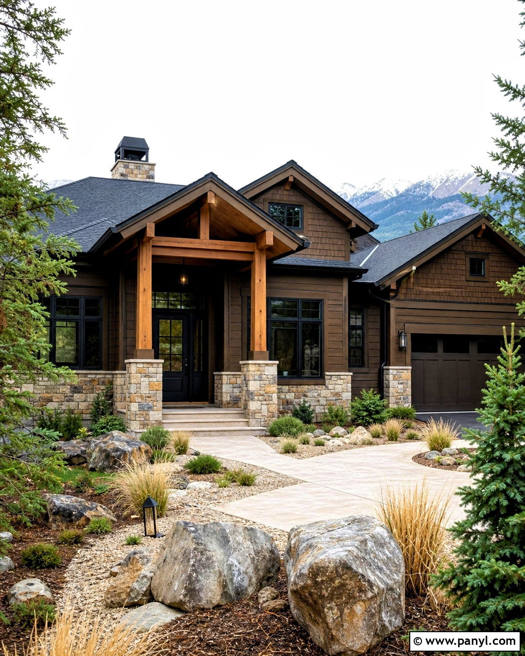 Brown And Black Exterior Color Scheme - 20 house exterior colors schemes