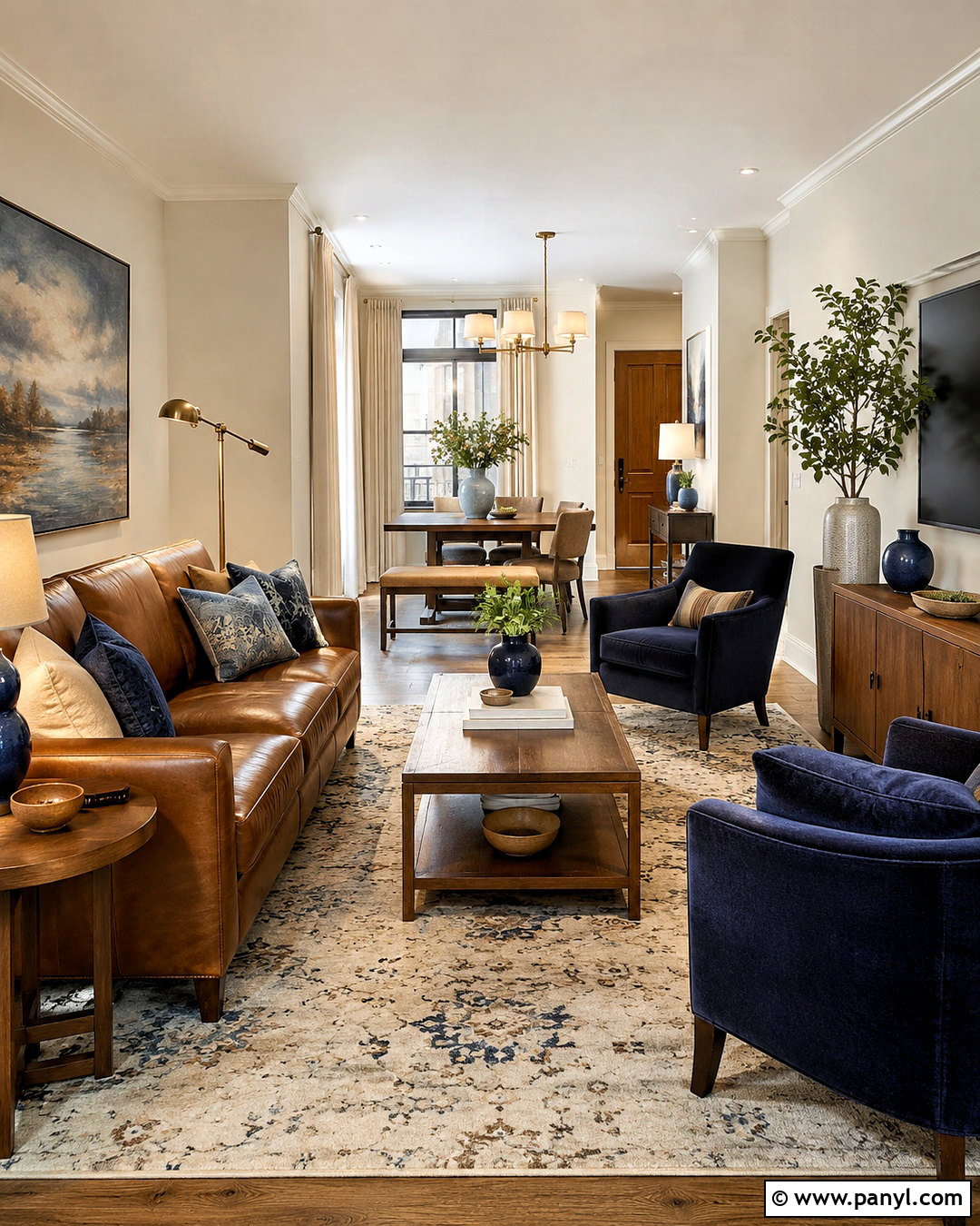 Brown And Blue Apartment - 20 brown apartment aesthetic ideas