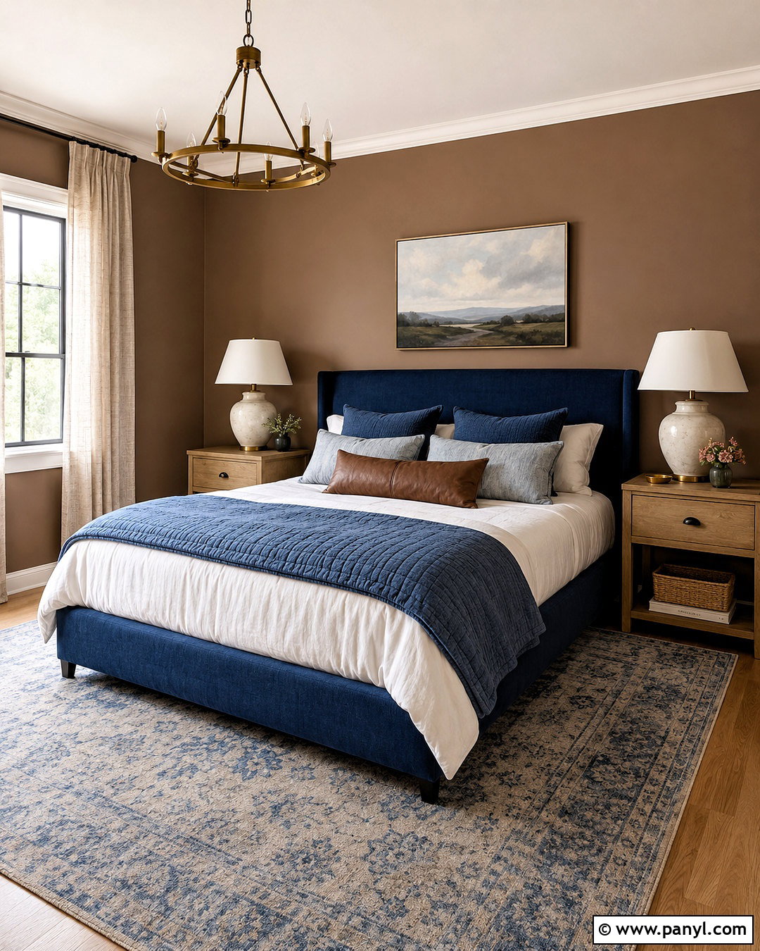 Brown And Blue Bedroom Walls - 40 brown wall paint ideas