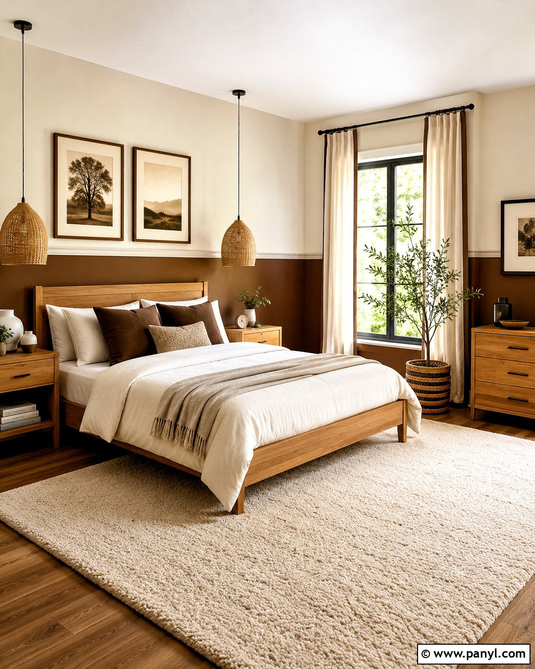 Brown And Cream Bedroom Walls - 20 brown wall bedroom ideas