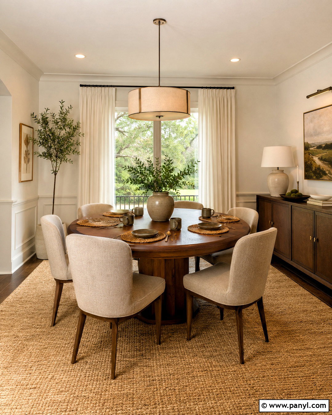 Brown And Cream Dining Room - 20 brown home aesthetic ideas