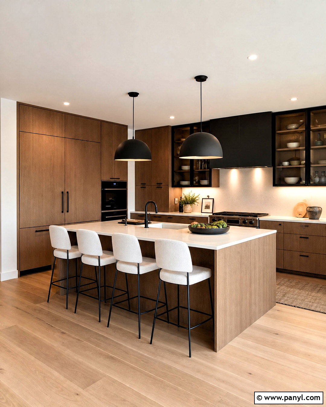 Brown And Matte Black Kitchen - 20 kitchen design brown ideas