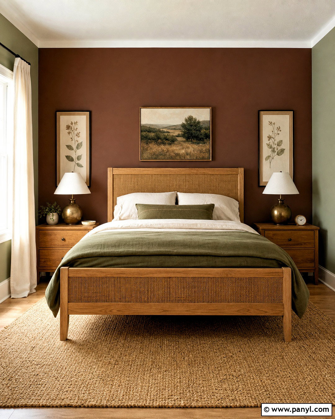 Brown And Sage Green Bedroom - 20 brown paint bedroom ideas