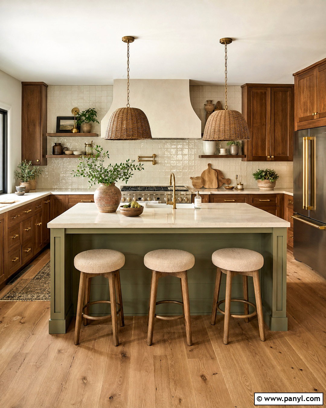 Brown And Sage Green Kitchen - 20 kitchen design brown ideas