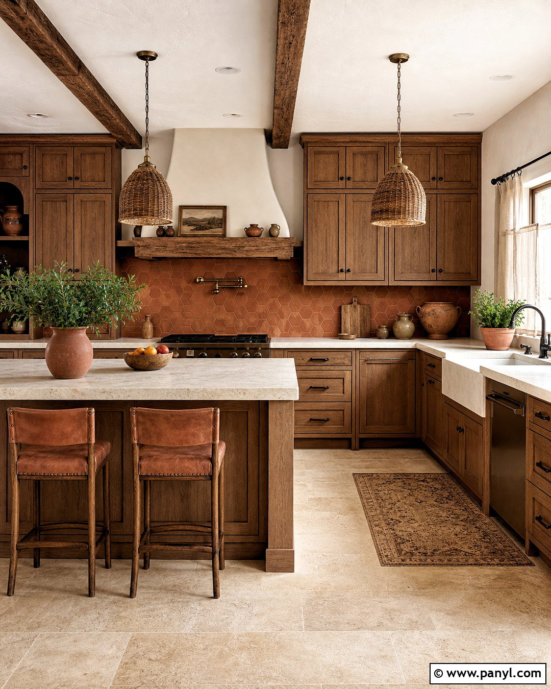 Brown And Terracotta Kitchen - 20 kitchen design brown ideas