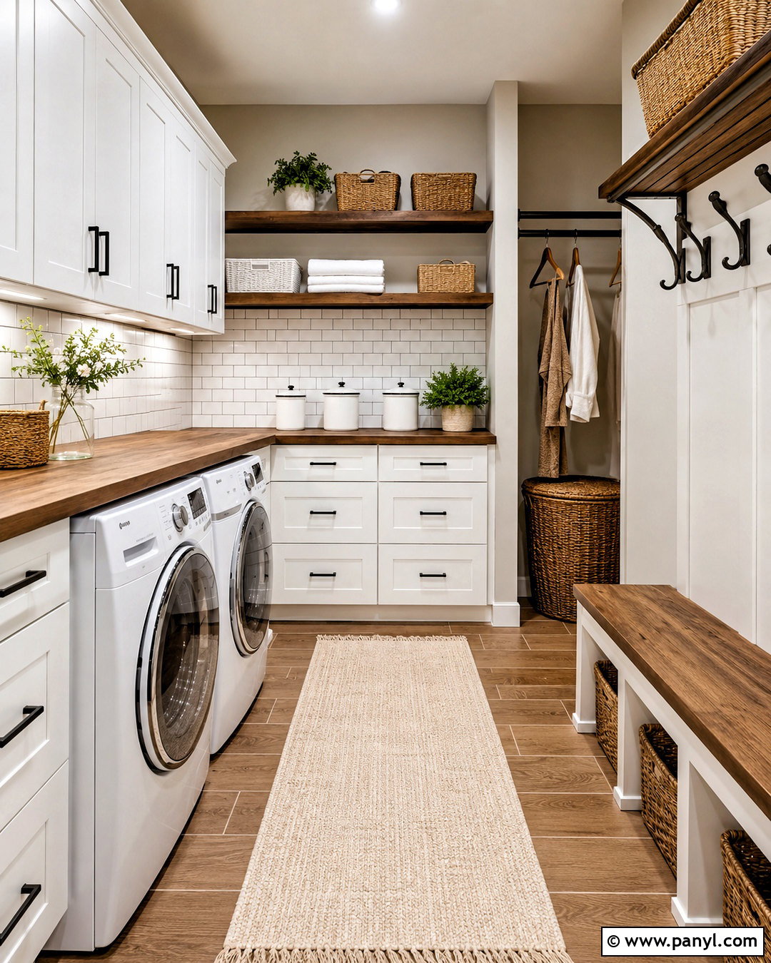 Brown And White Laundry Room - 20 brown and white room ideas