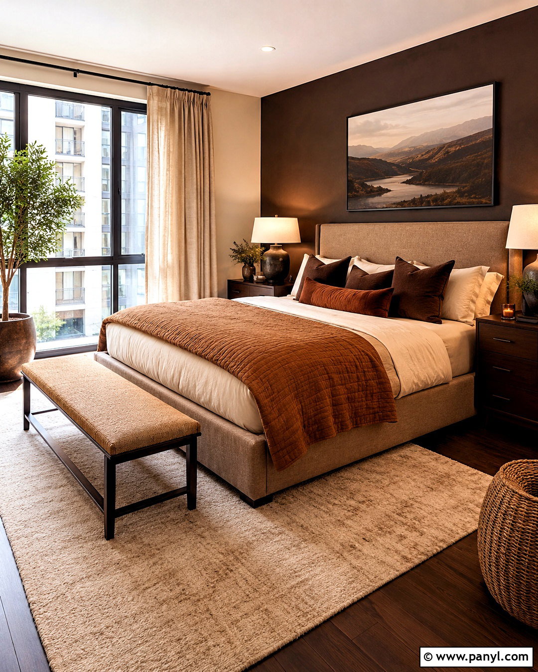 Brown Apartment Bedroom - 20 brown apartment aesthetic ideas