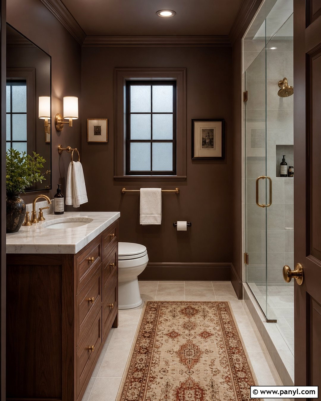 Brown Bathroom Walls - 30 brown painted walls