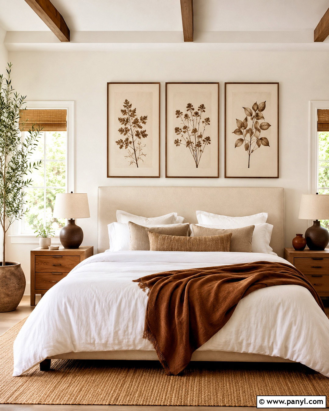 Brown Botanical Wall Art - 20 brown wall art ideas