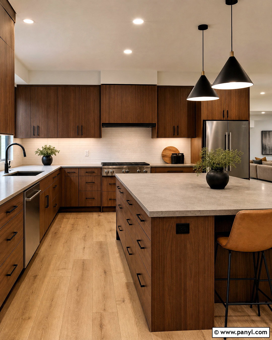 Brown Cabinets With Gray Countertops - 20 kitchen ideas brown cabinets