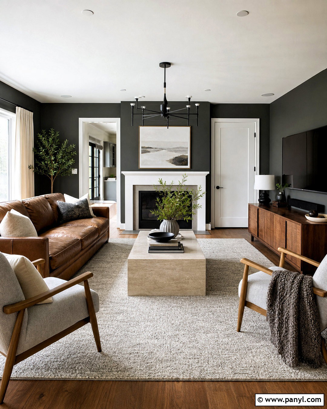 Brown Couch With Charcoal Gray - 20 living room brown couch color schemes
