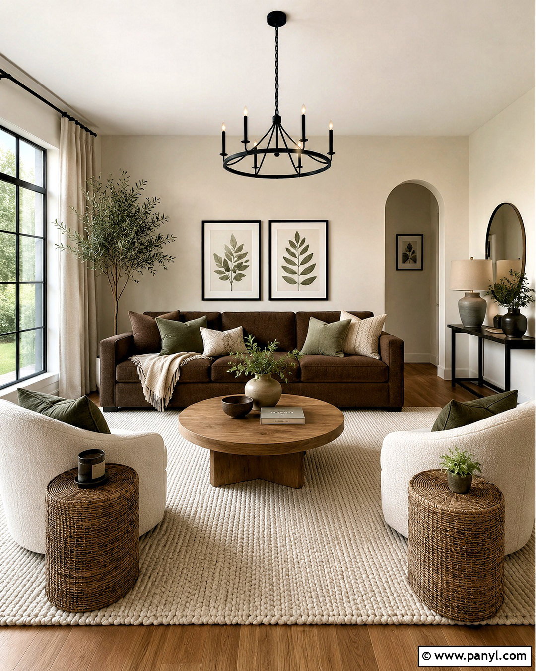 Brown Couch With Cream Walls - 20 living room inspiration brown couch ideas