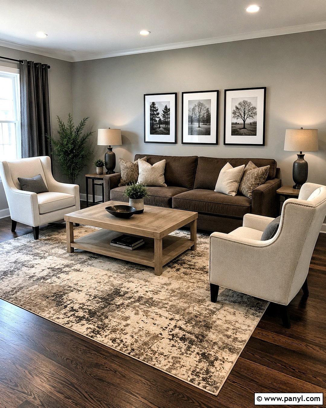 Brown Couch With Gray Walls - 20 living room designs with brown couches