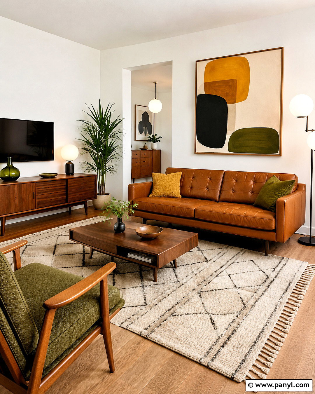 Brown Couch With Midcentury Furniture - 20 living room inspiration brown couch ideas