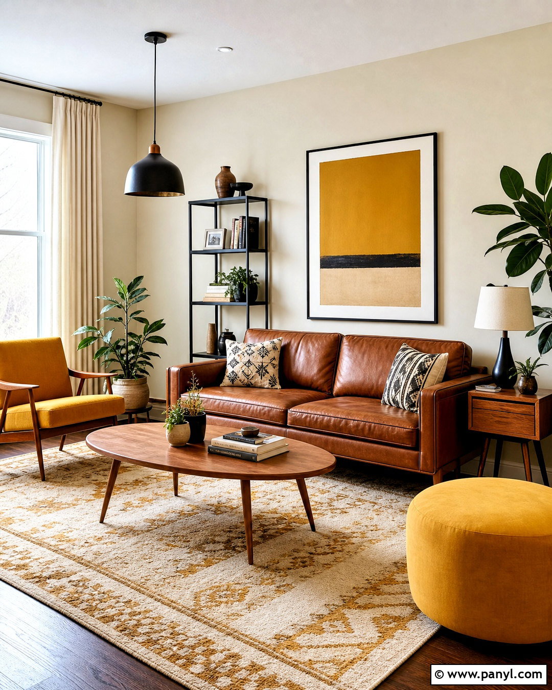 Brown Couch With Mustard Yellow - 20 living room brown couch color schemes