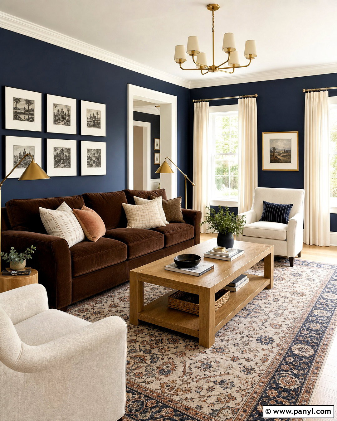 20 Living Room Brown Couch Color Schemes That Feel Warm and Fresh