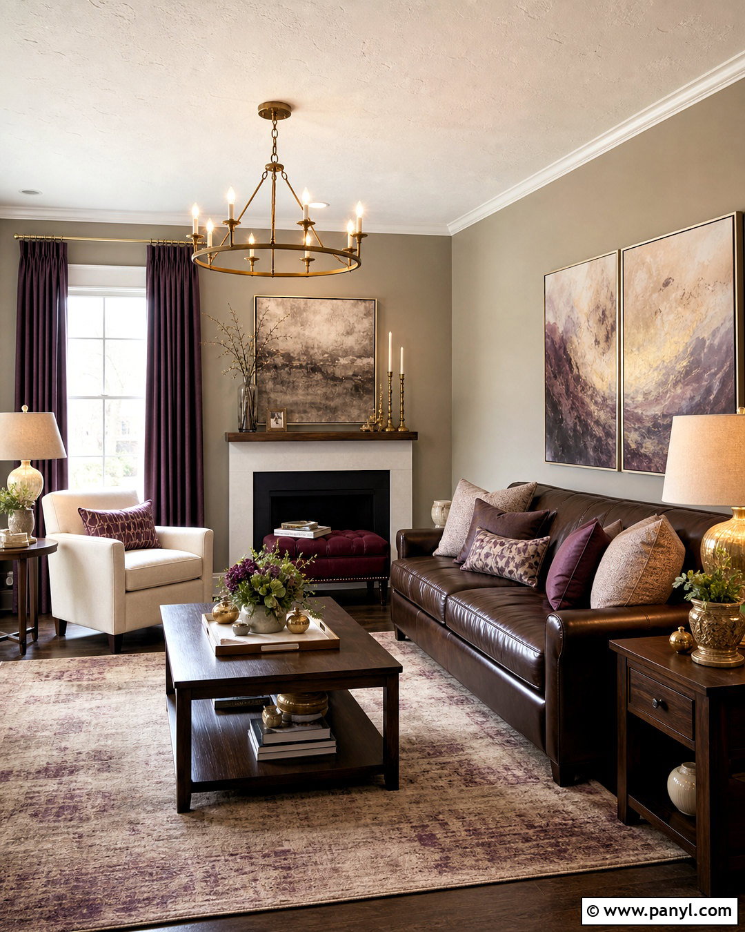 Brown Couch With Plum And Taupe - 20 brown couch decor color schemes