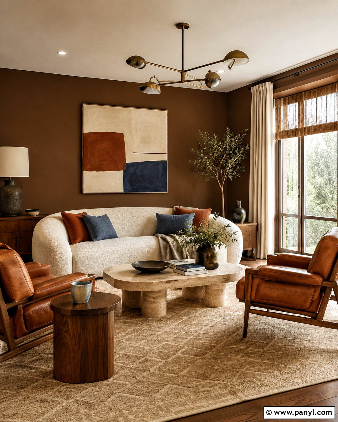 Brown Cozy Living Room - 20 cozy living rooms