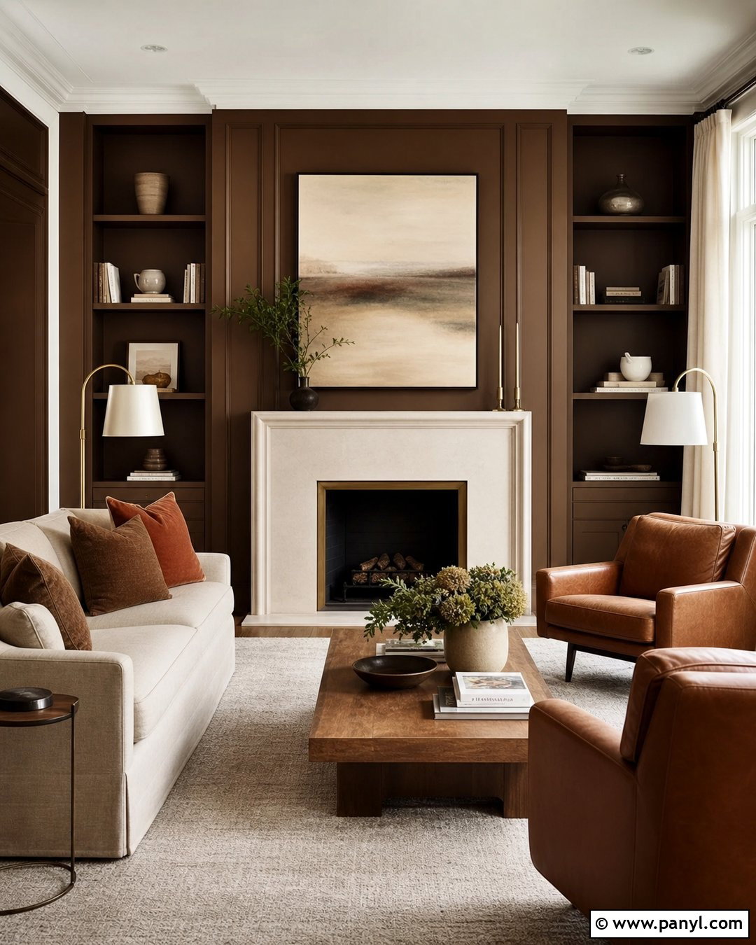 30 Brown Paint Walls Ideas for Warm, Inviting Interiors