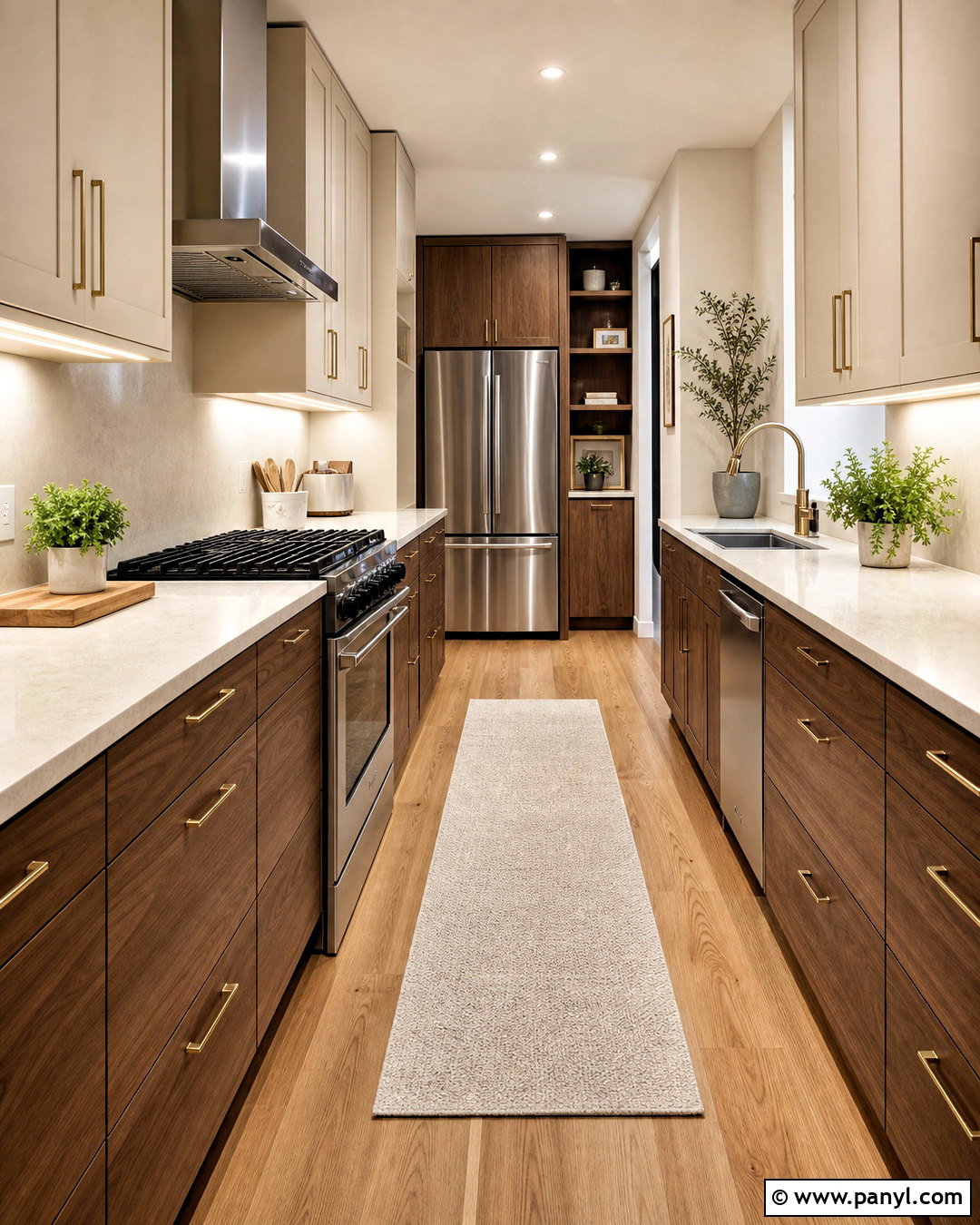 Brown Galley Kitchen - 20 kitchen design brown ideas