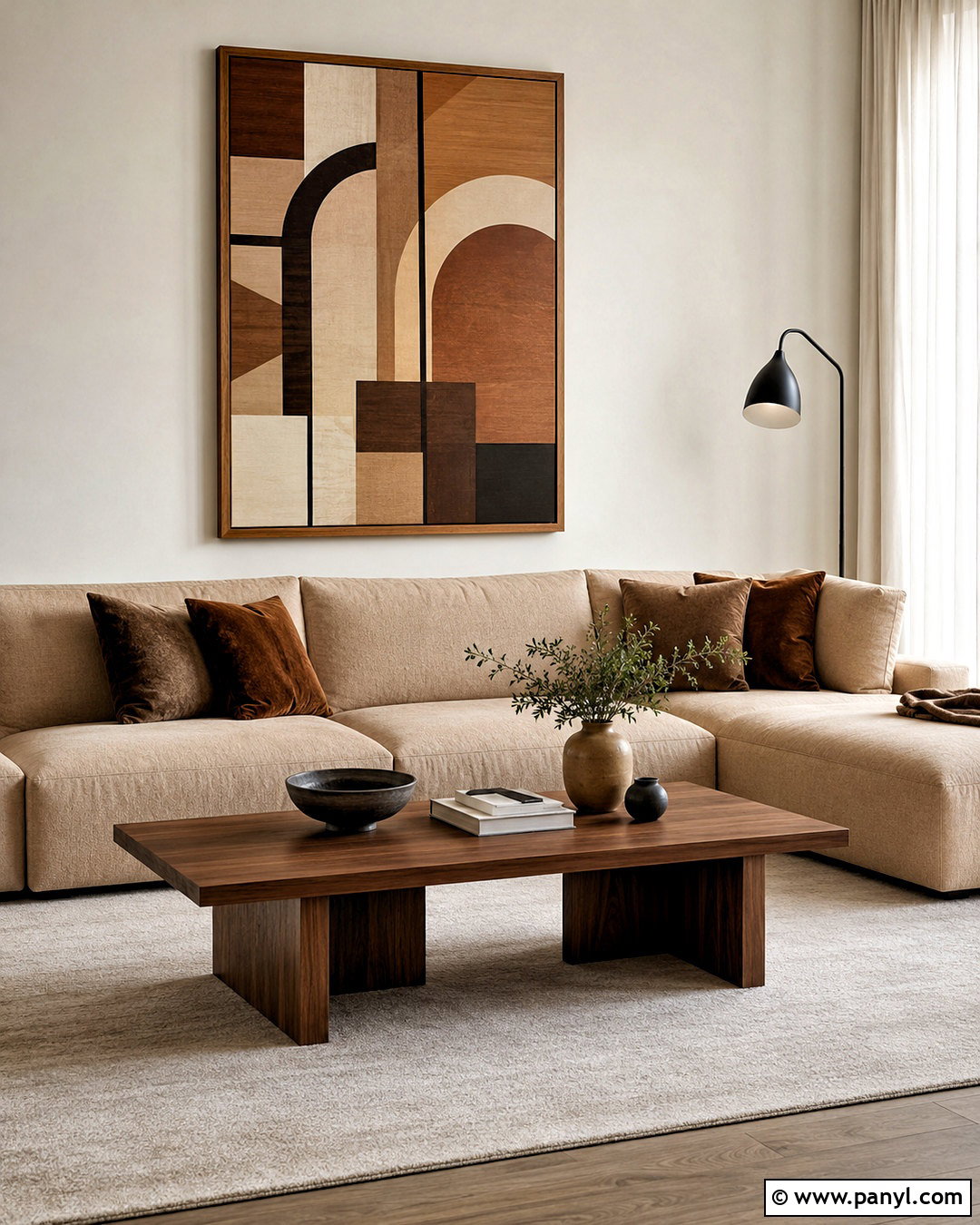 Brown Geometric Wall Art - 20 brown wall art ideas