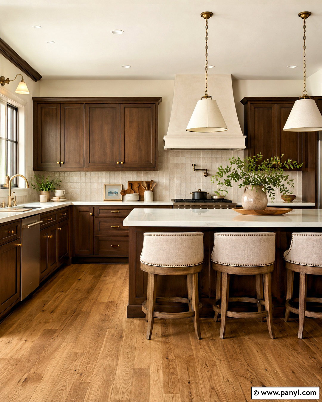 20 Brown Kitchen Cabinets Color Schemes for a Warm Update
