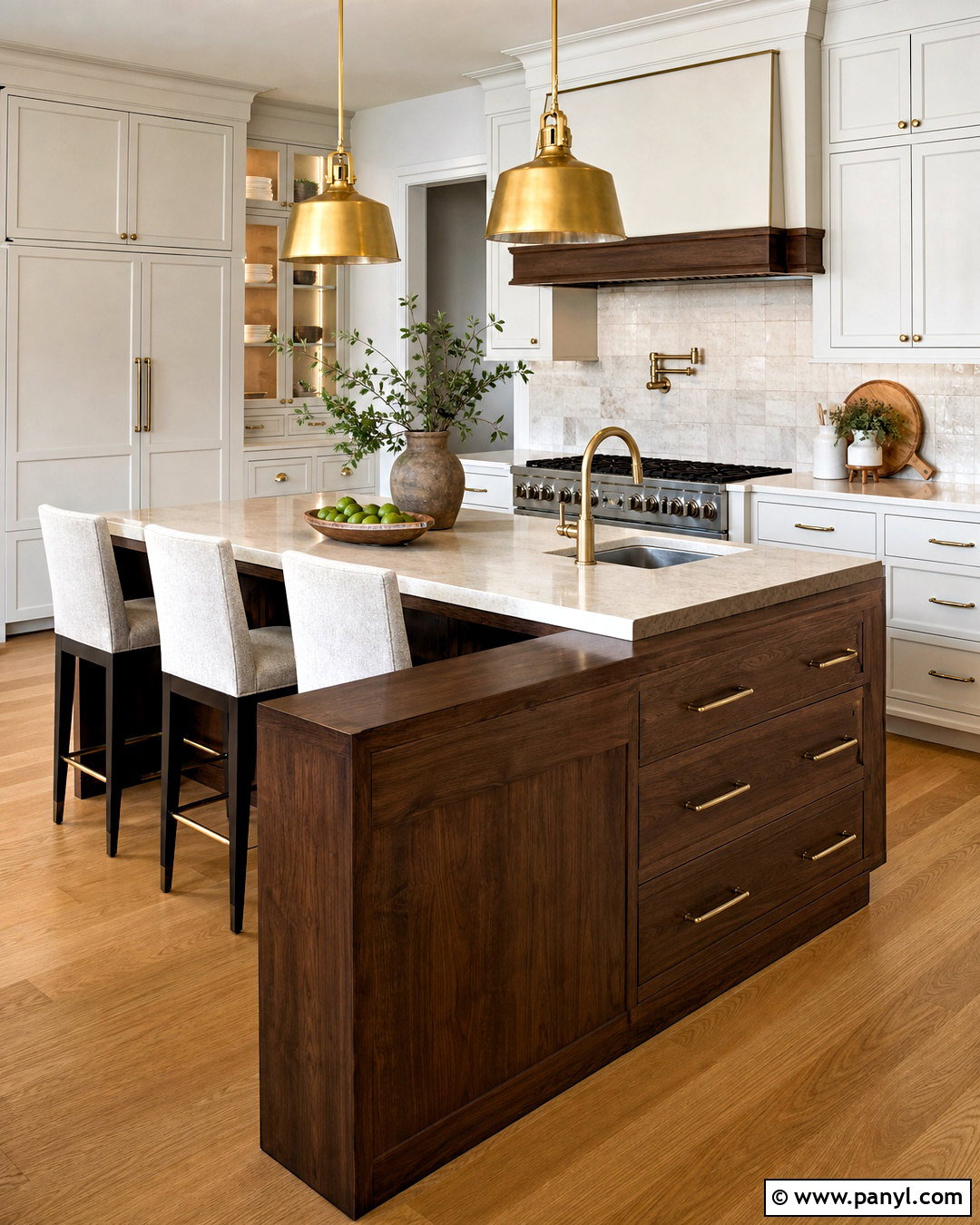 Brown Kitchen Island - 20 kitchen design brown ideas