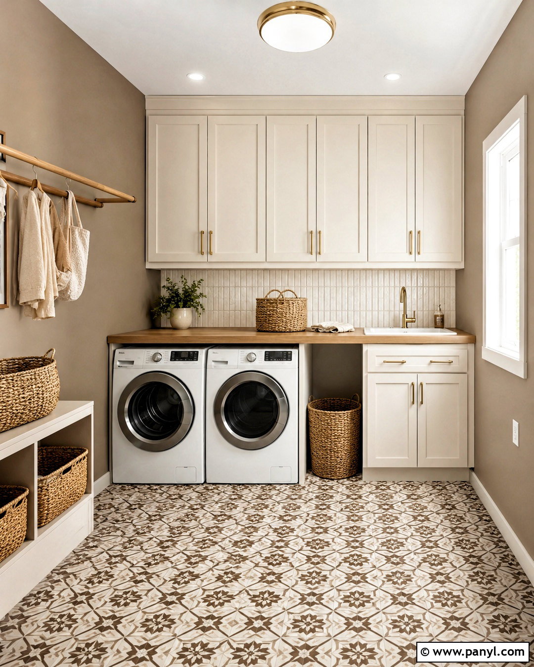 Brown Laundry Room Walls - 40 brown wall paint ideas