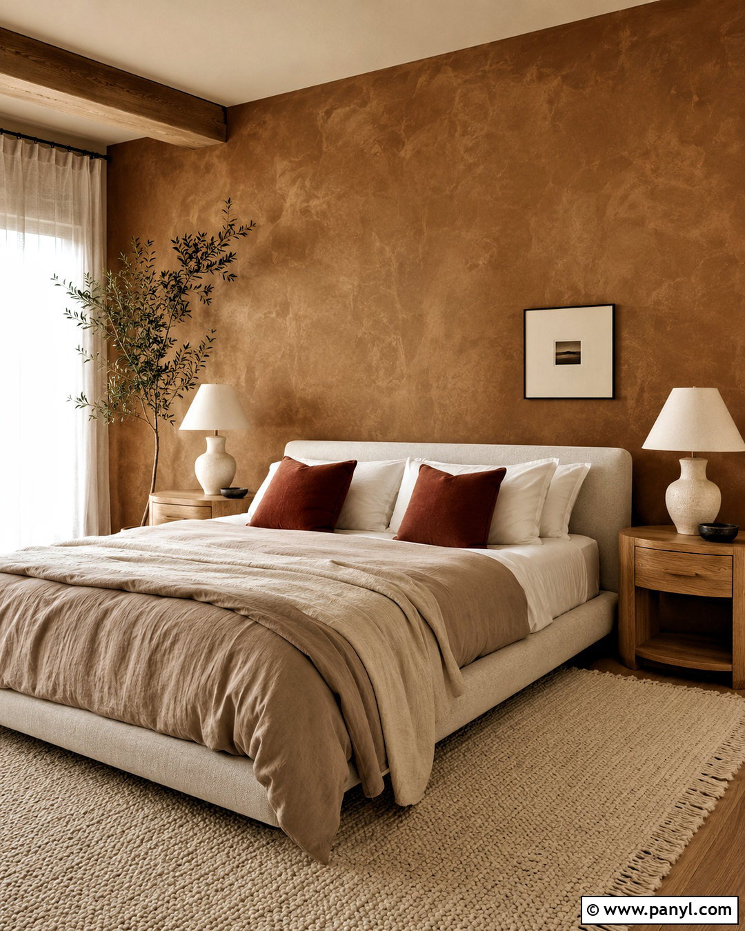 Brown Limewash Bedroom Walls - 20 brown wall bedroom ideas