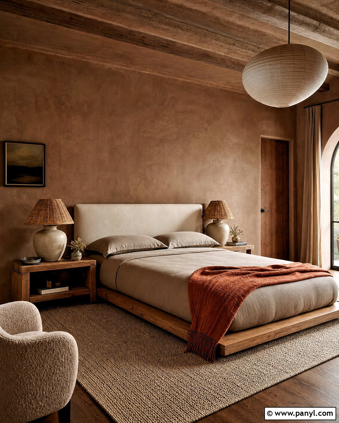 Brown Limewash Bedroom - 20 brown paint bedroom ideas