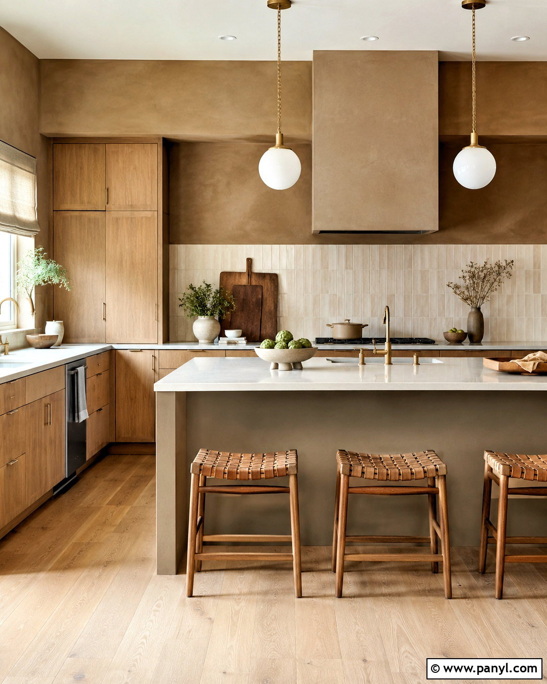 Brown Limewash Kitchen Walls - 20 brown limewash wall ideas