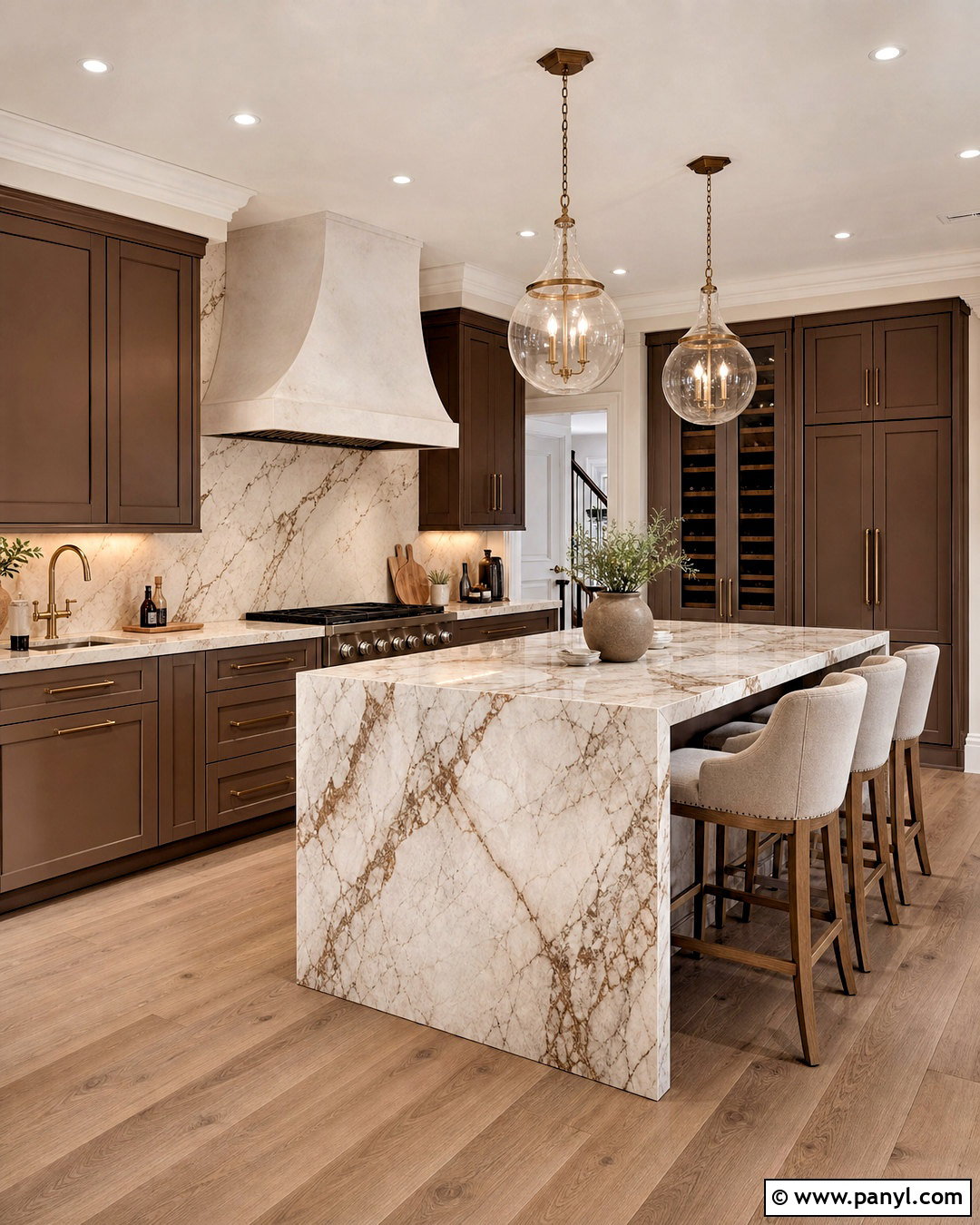 Brown Marble Kitchen - 20 kitchen design brown ideas