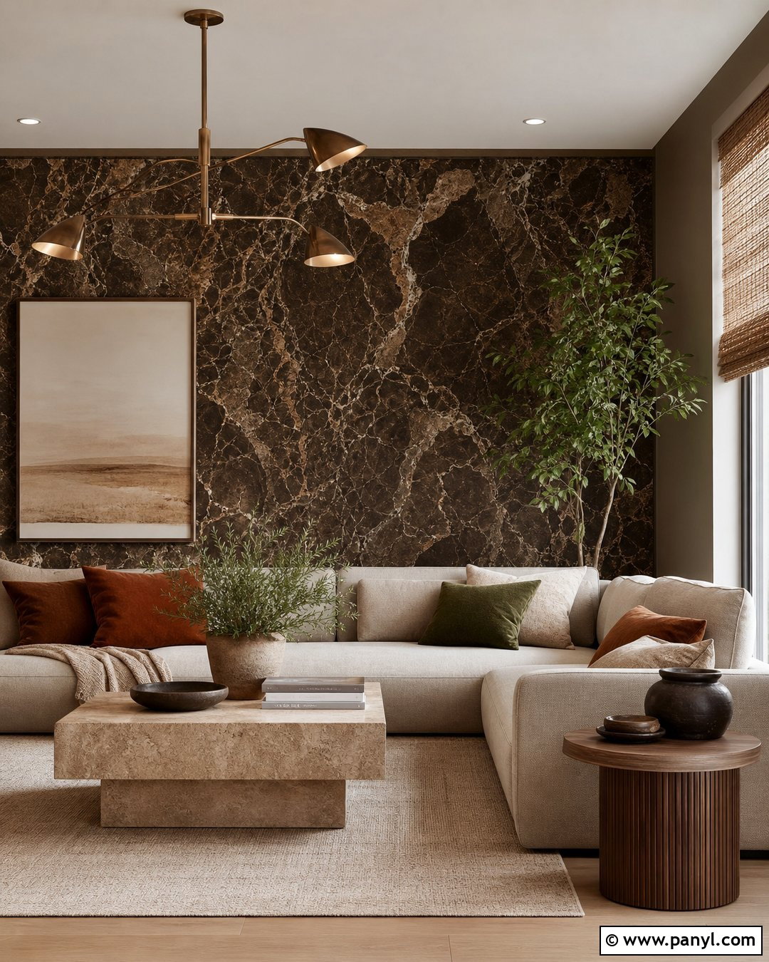30 Marble Wallpaper Living Room Ideas for Luxe, Modern Spaces