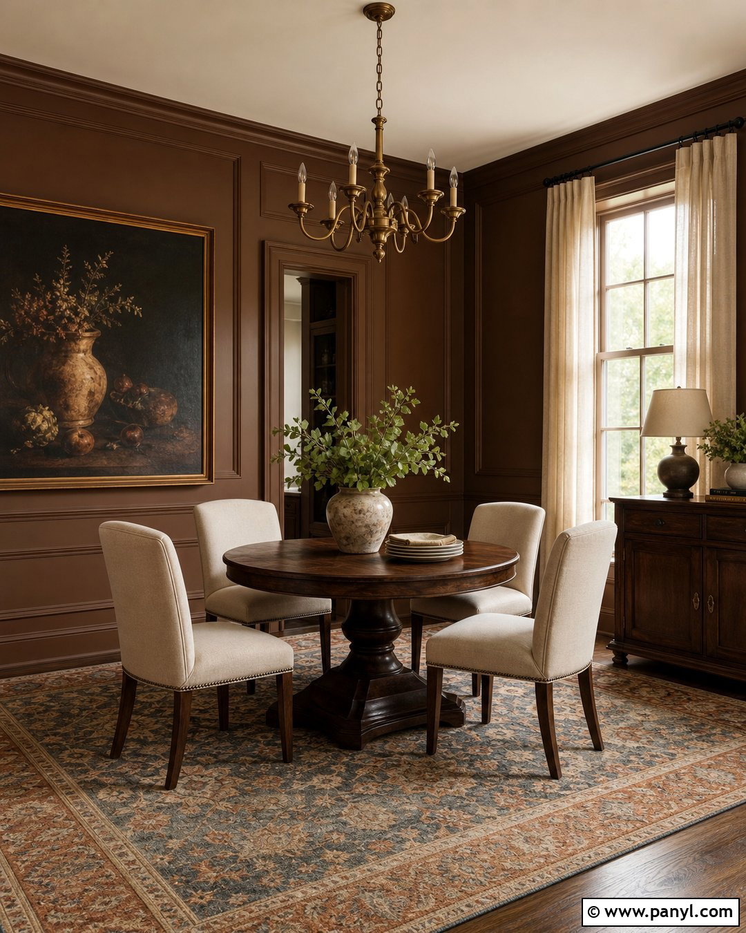 Brown Paneled Dining Room Walls - 30 Brown Paint Walls