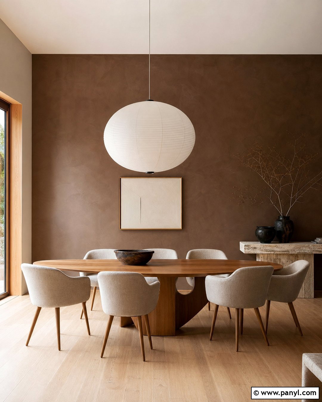Brown Plaster Feature Wall - 35 Brown Feature Wall Ideas
